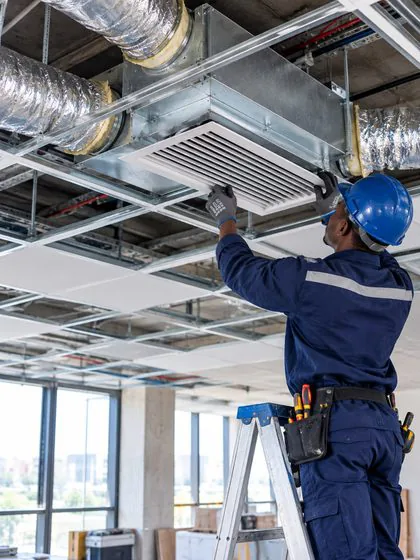 Réseau gainable en faux plafond
